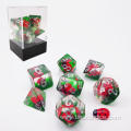Bescon Novelty Animal Polyhedral Dice Set, Yellow Duck and Chicken RPG Dice set of 7